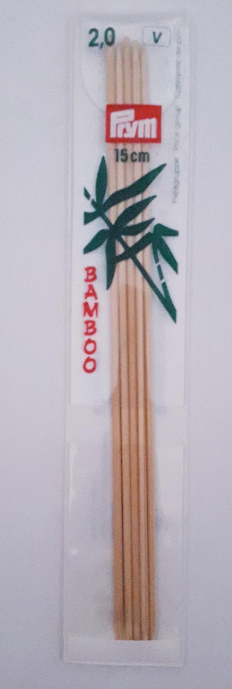 Bambus Nadelspiel 15cm