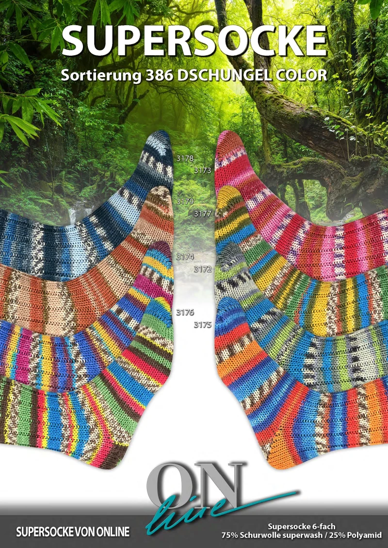 Dschungel Color 6fach